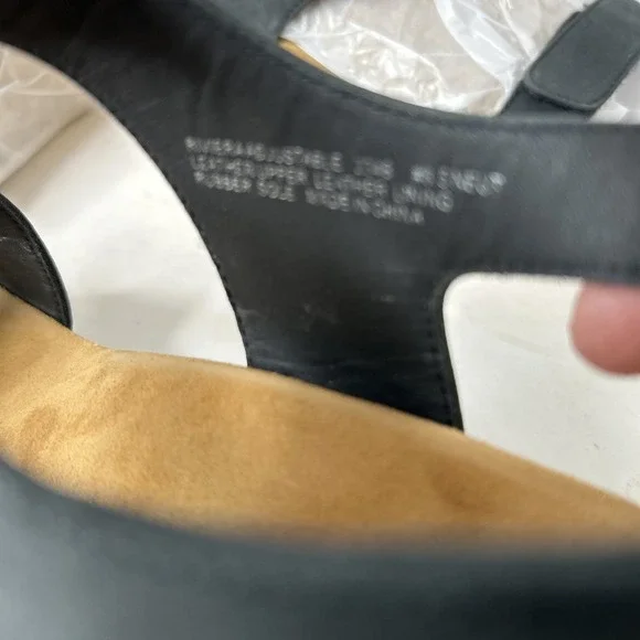 ABEO Walking Co Riviera Adjustable Sandals Black Sz 8.5 New - Picture 8 of 9